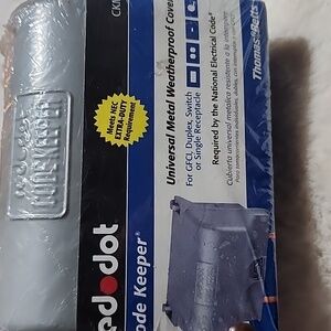 Red Dot Universal Metal Weatherproof Cover. Code Keeper. NEW in WRAPPING.